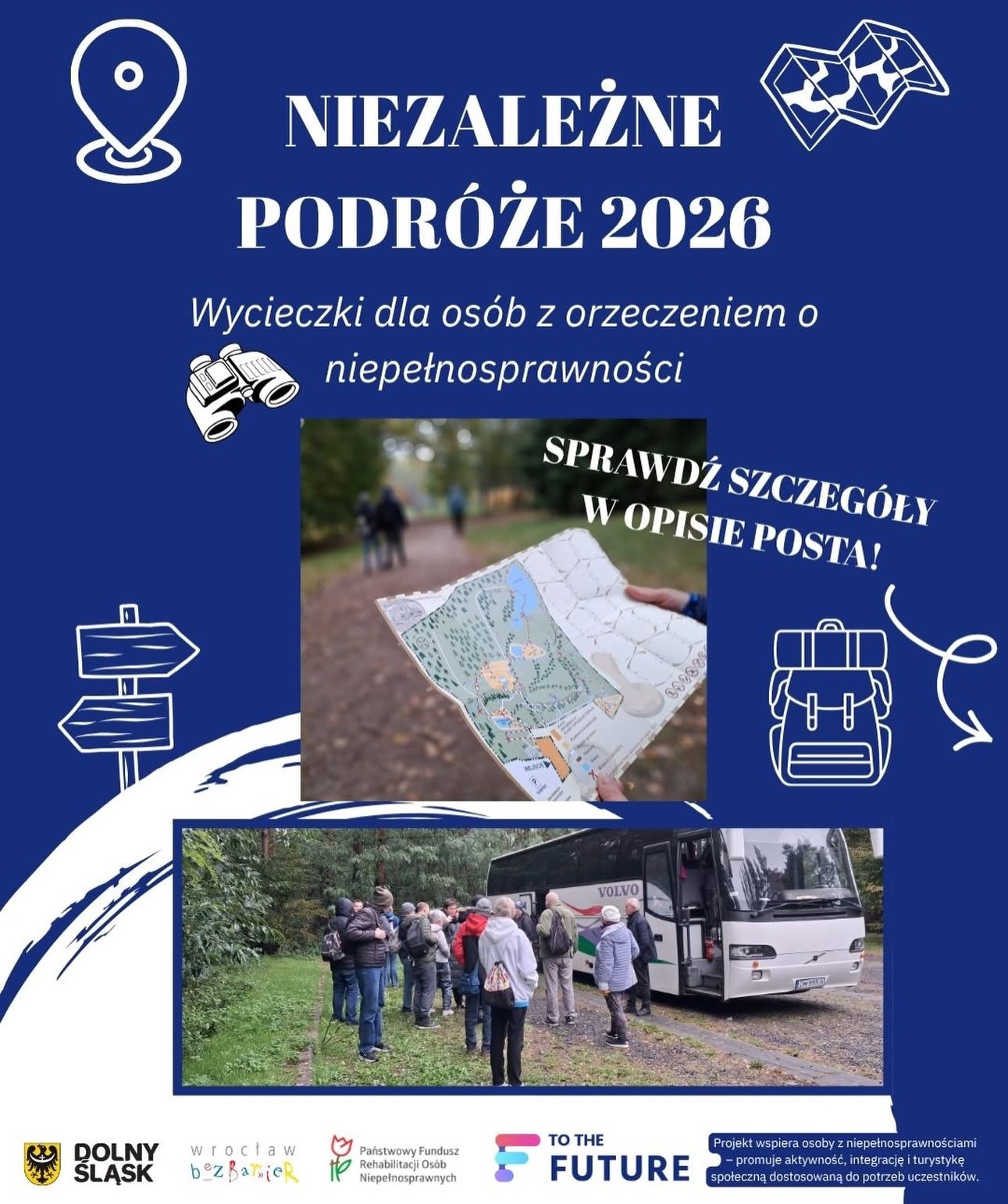 Plakat Projektu Niezależne podróże